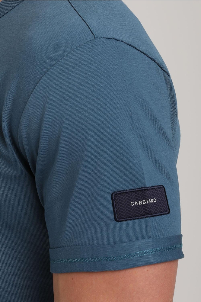 T SHIRT MET RONDE HALS 155215 0003 petrol